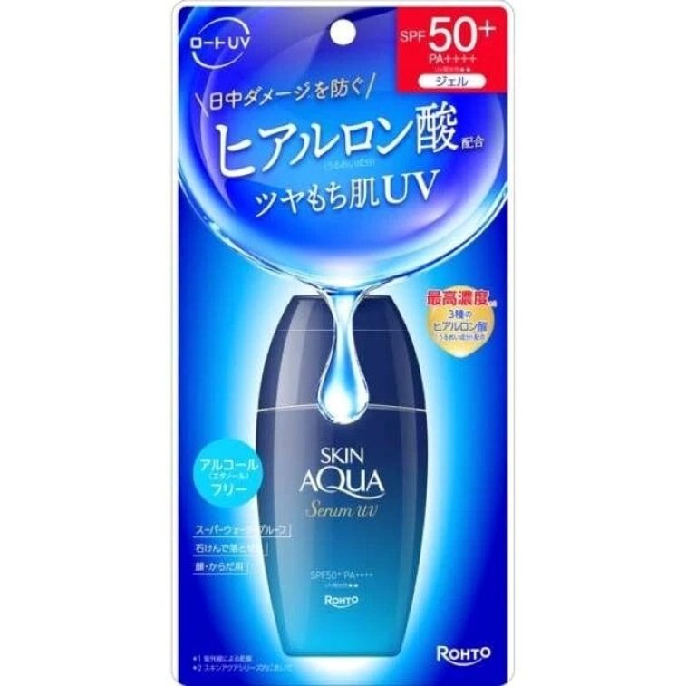 ROHTO Skin Aqua Hyaluronic Serum UV SPF50+/PA++++ 70g