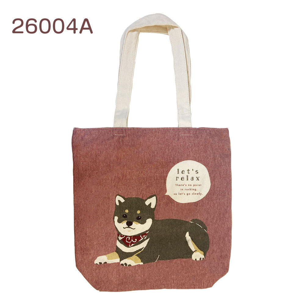 Tote Bag Mame-Shiba (Kuromame)