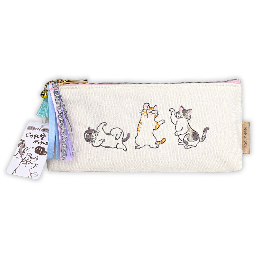 Pen case "Nekorobi" Japanese cat