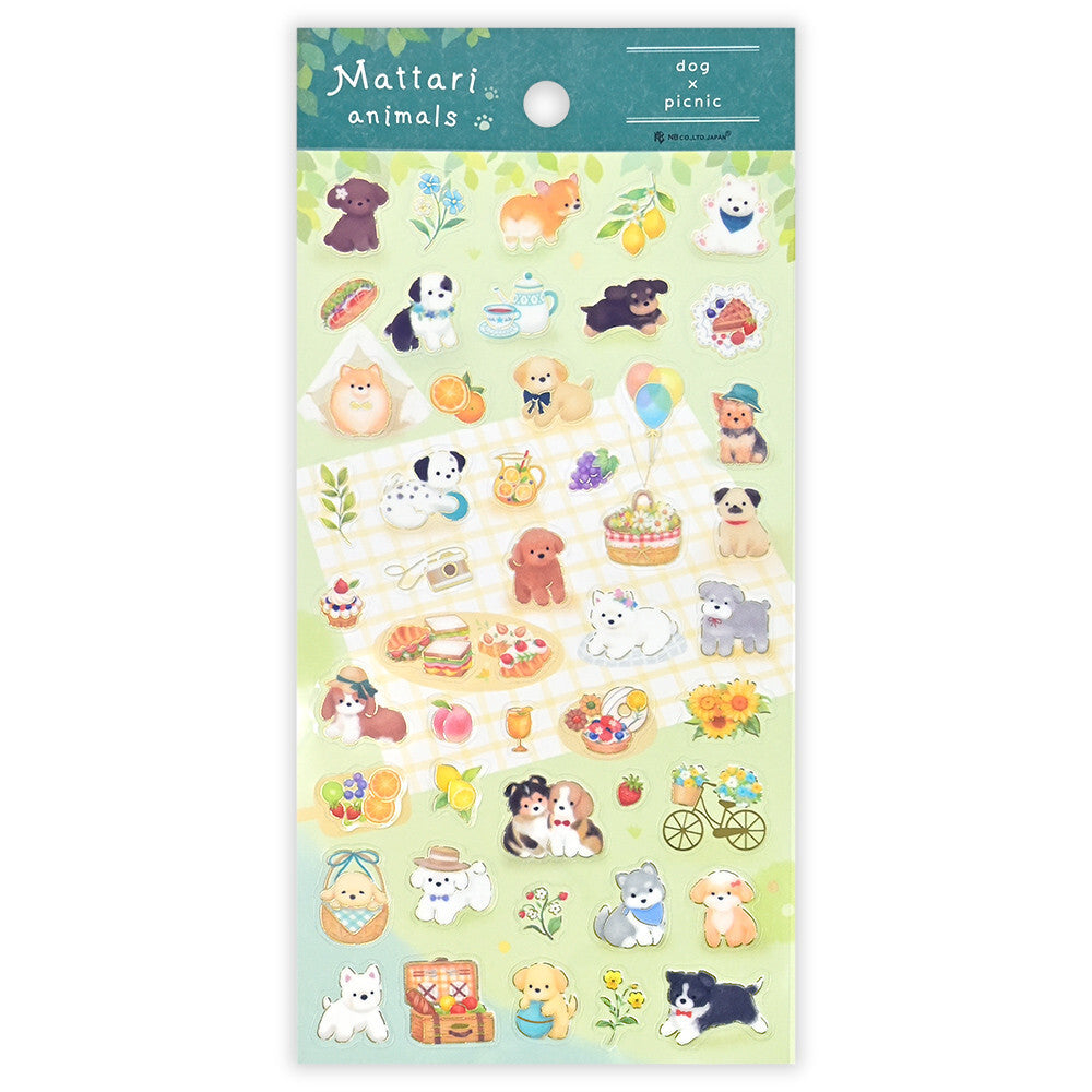 Large transparent stickers, Dog