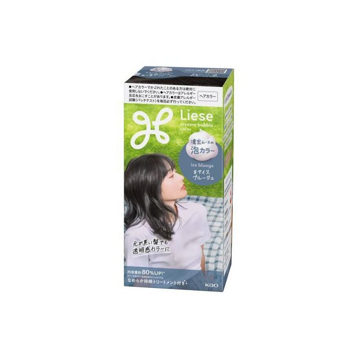 KAO Liese Foam Hair Dye (Ice Blue Brown) 115ml