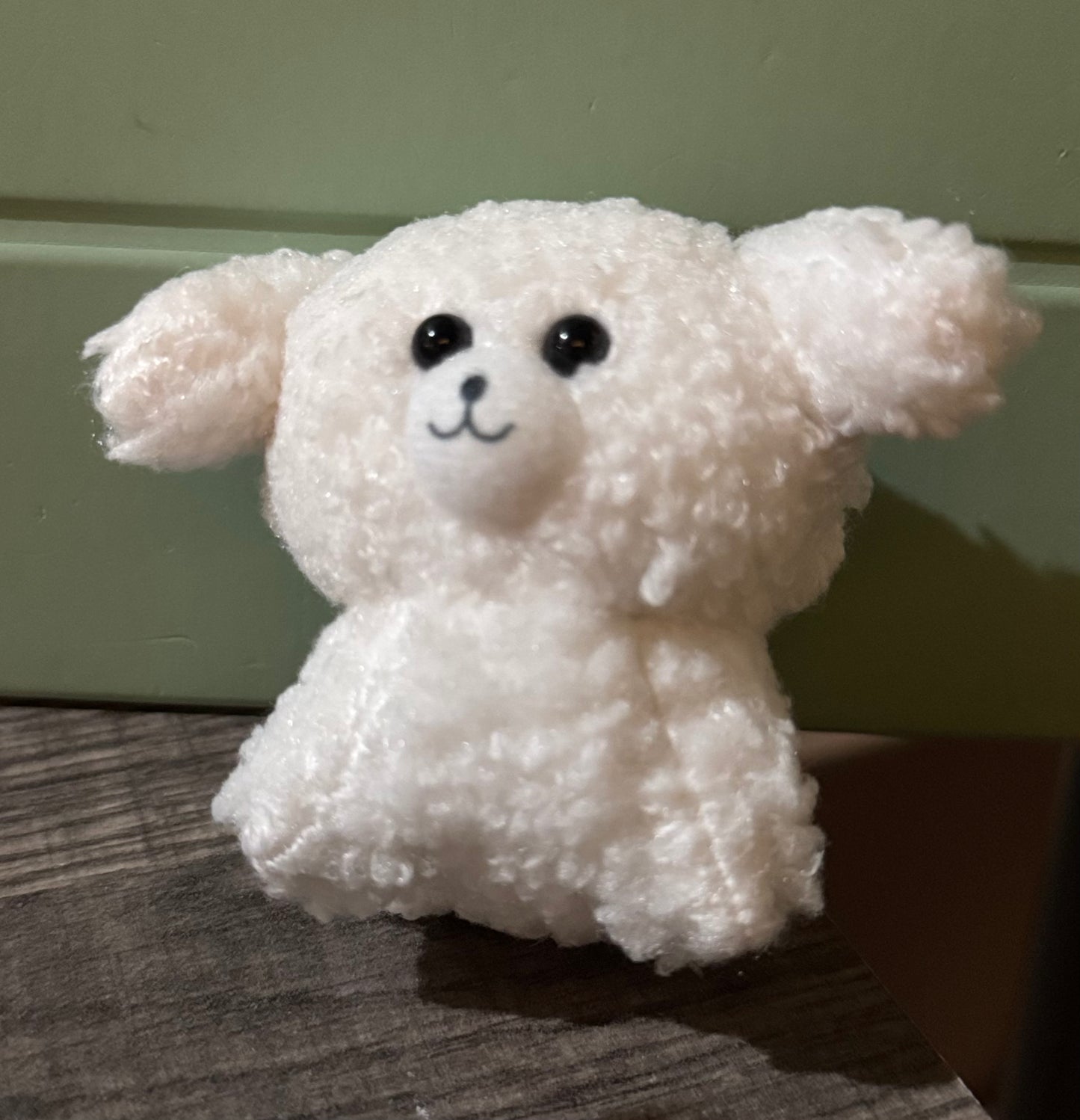 Mini Plush Mascot Moko (Maltese-Poodle Mix)