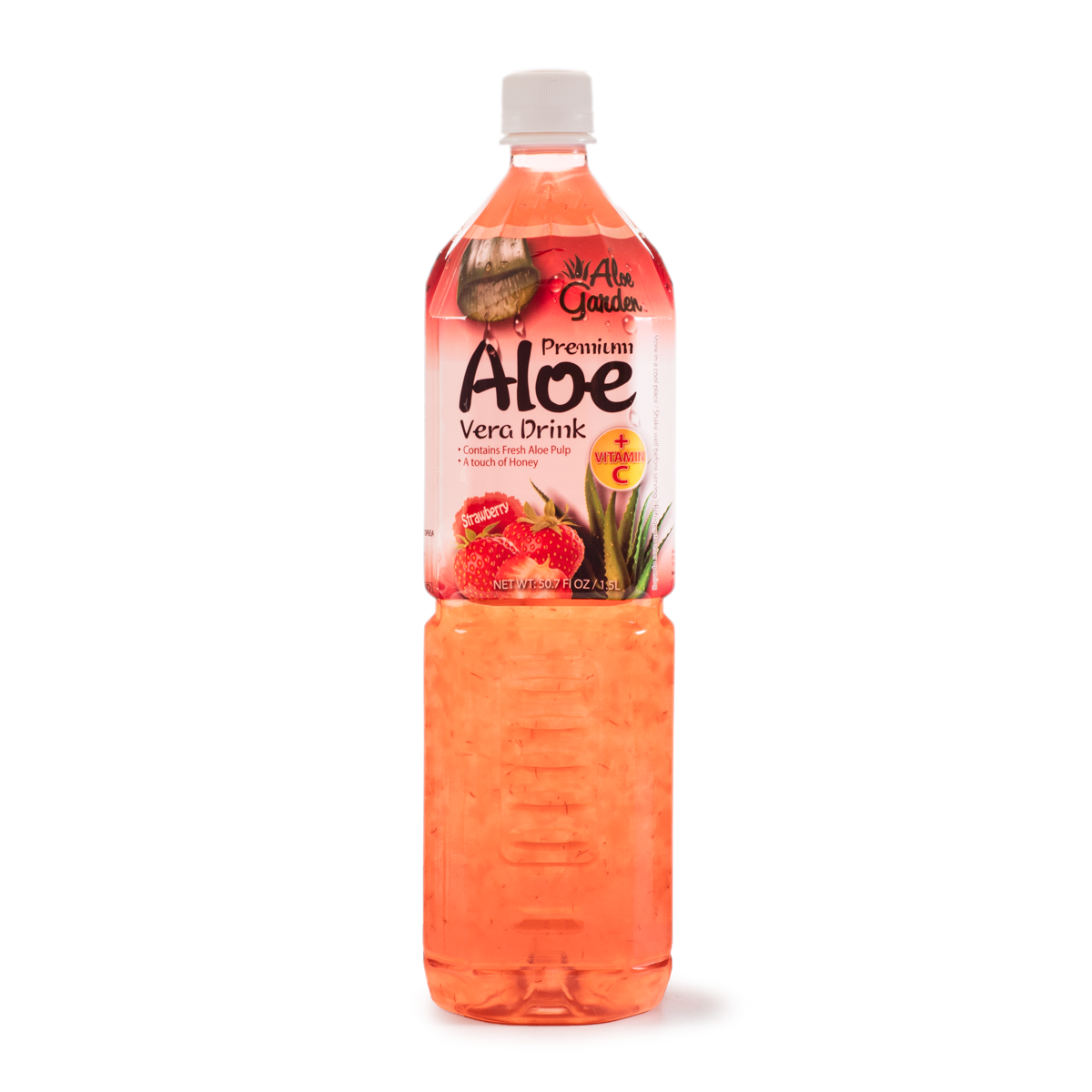 Aloe Garden Aloe Vera Strawberry Drink 1.5L