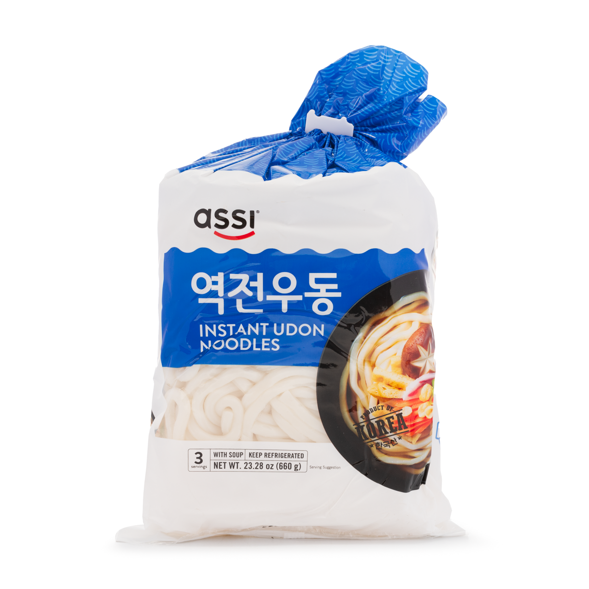 ASSI Instant Udon Noodle w/ Soup Base (3 Packs)