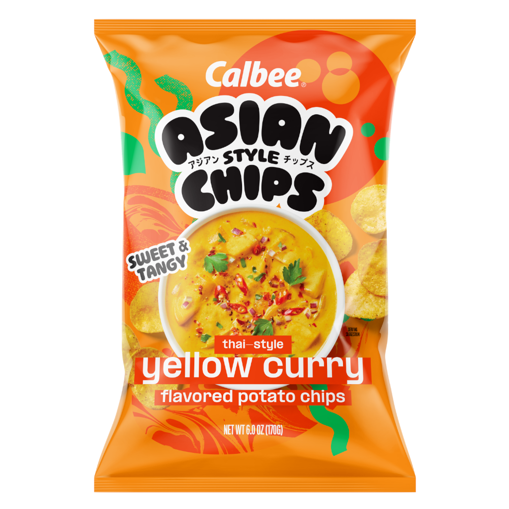 Calbee Asian Chips Thai Yellow Curry