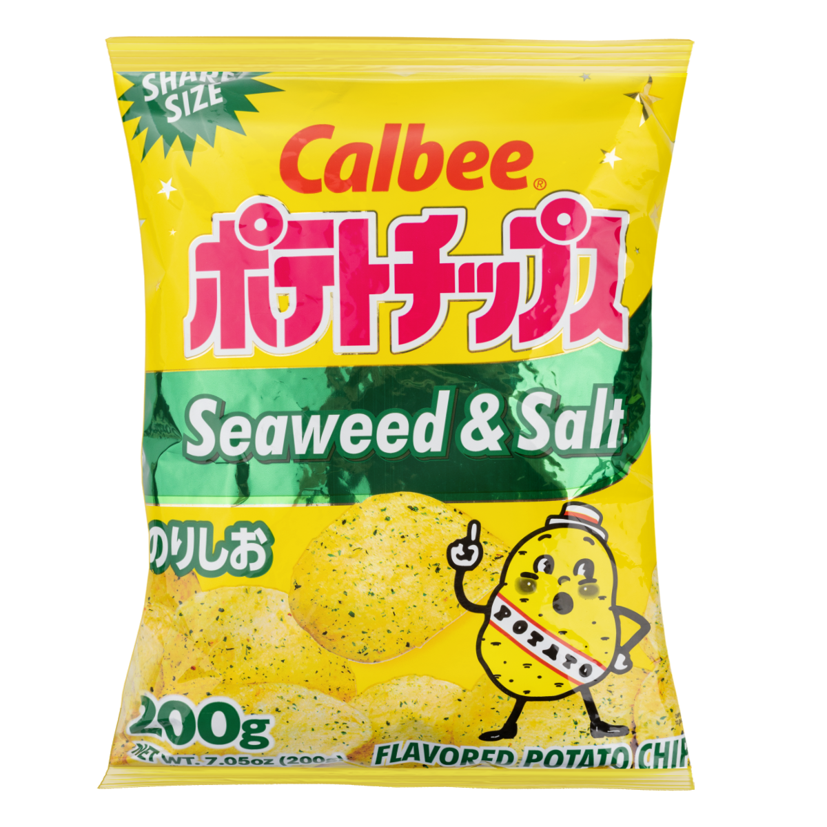 Calbee Potato Chips Mega Salt&Seaweed