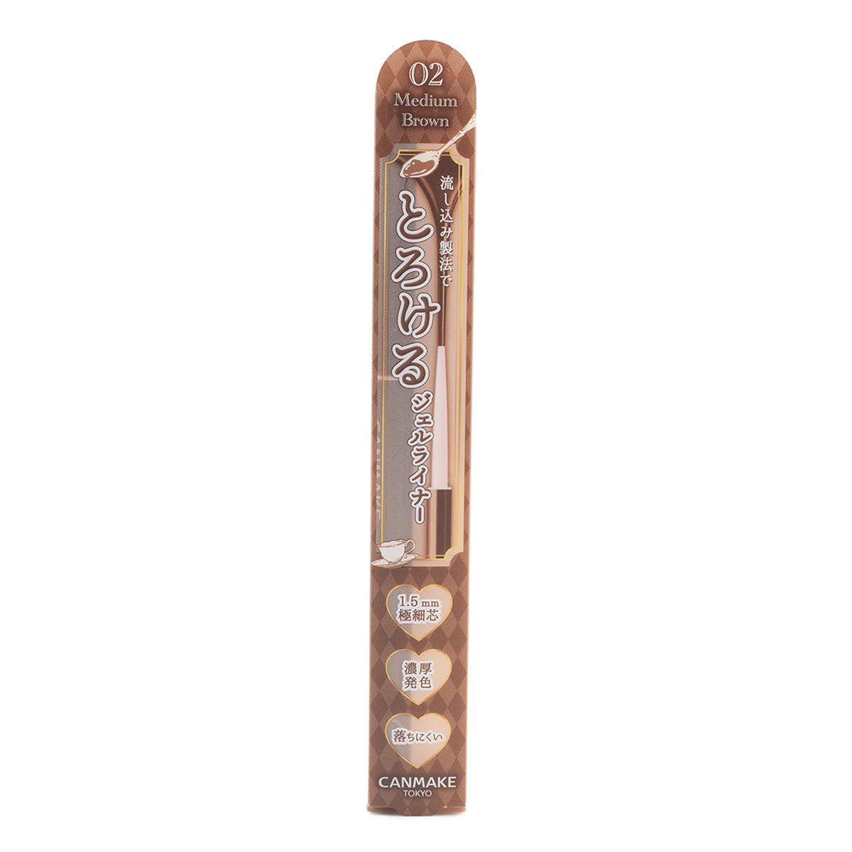 Canmake Creamy Touch Liner 02 Medium Brown