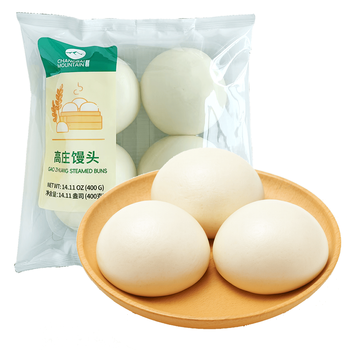 Changbai Mountain GAO ZHUANG STEAMED BUNS 400g