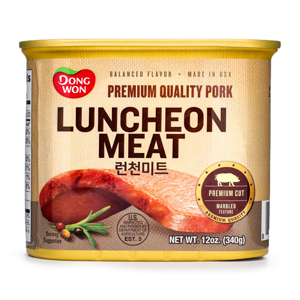 DONGWON Premium Quality Luncheon Meat 12oz (340g)