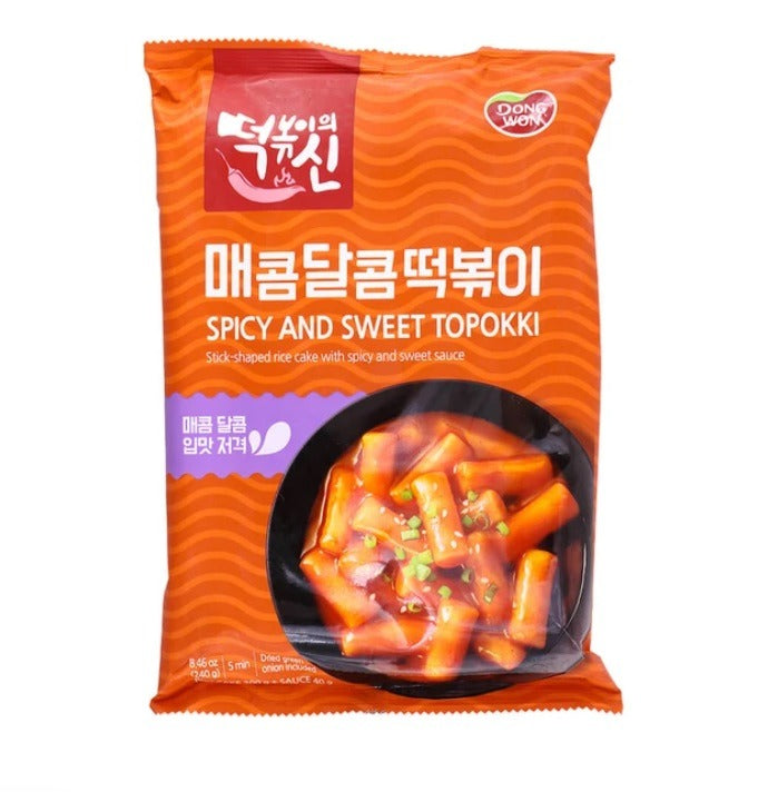 DONGWON Spicy & Sweet Topokki (Rice Cake) 8.46oz