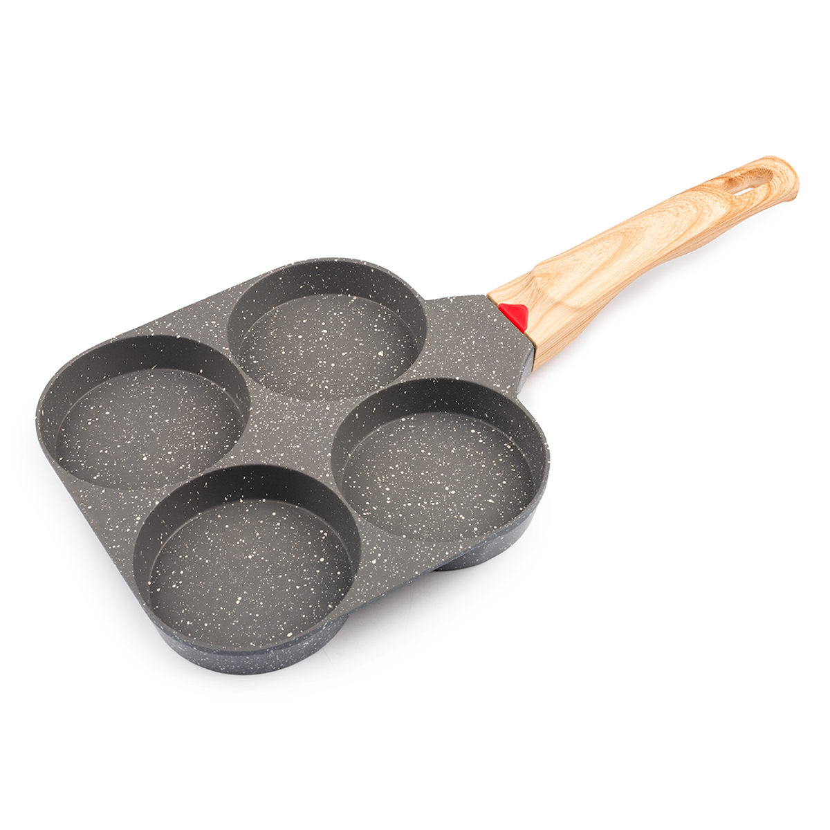 Four-hole omelette pan Black