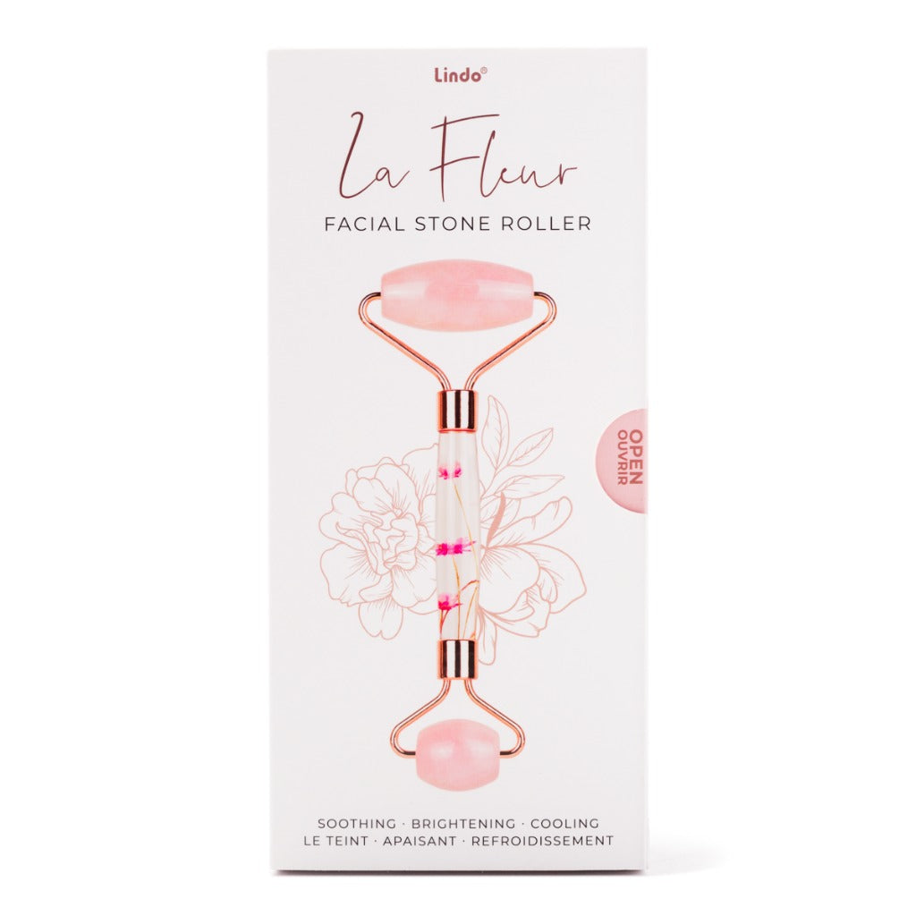 Gift: La Fleur Facial Stone Roller-Rose Quartz