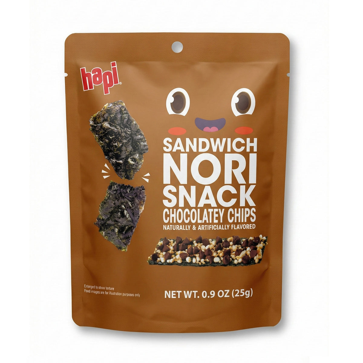 HAPI NORI SEAWEED SNACK CHOCOLATEY CHIPS