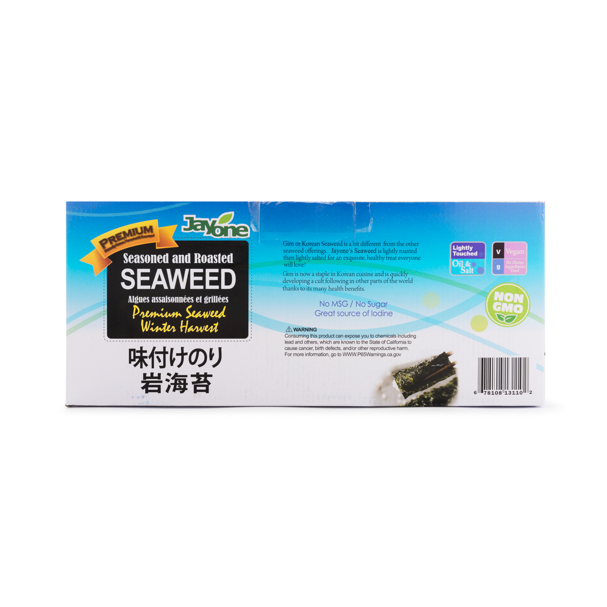 Jayone Seasoned and Roasted Seaweed