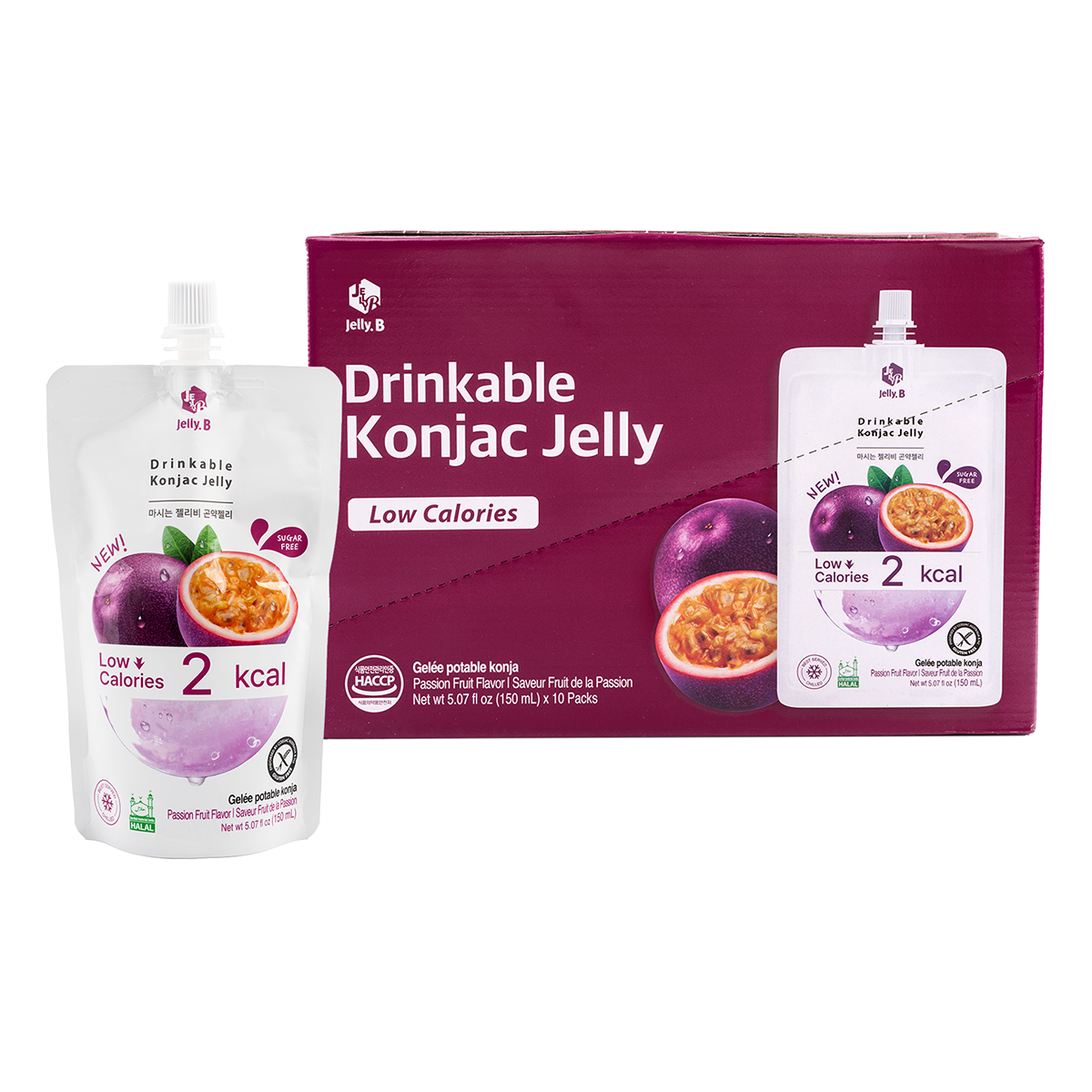 Jelly B. Konjac Drink-Passion Fruit