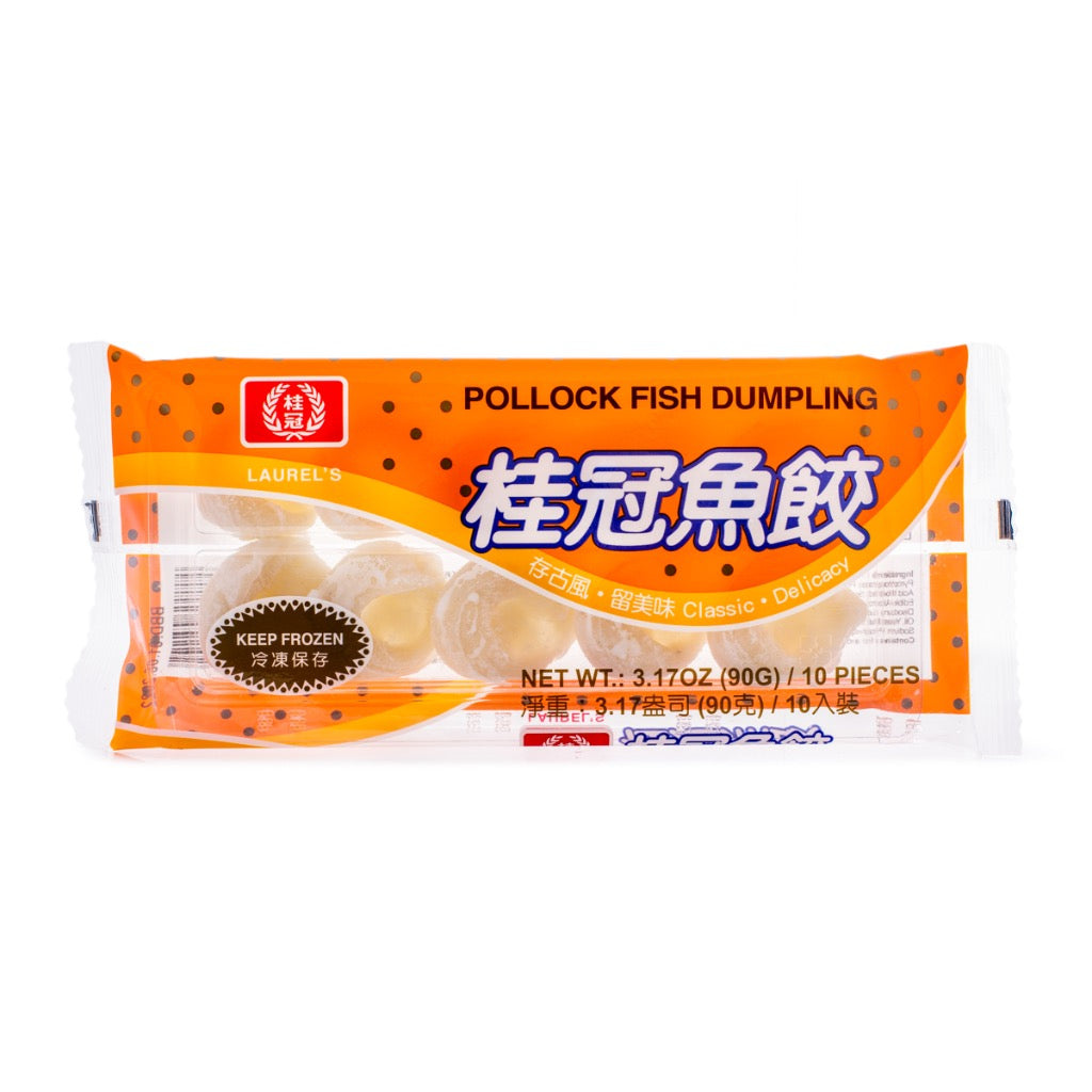 Laurel's Pollock Fish Dumplings, Frozen 10pc 90.00 g