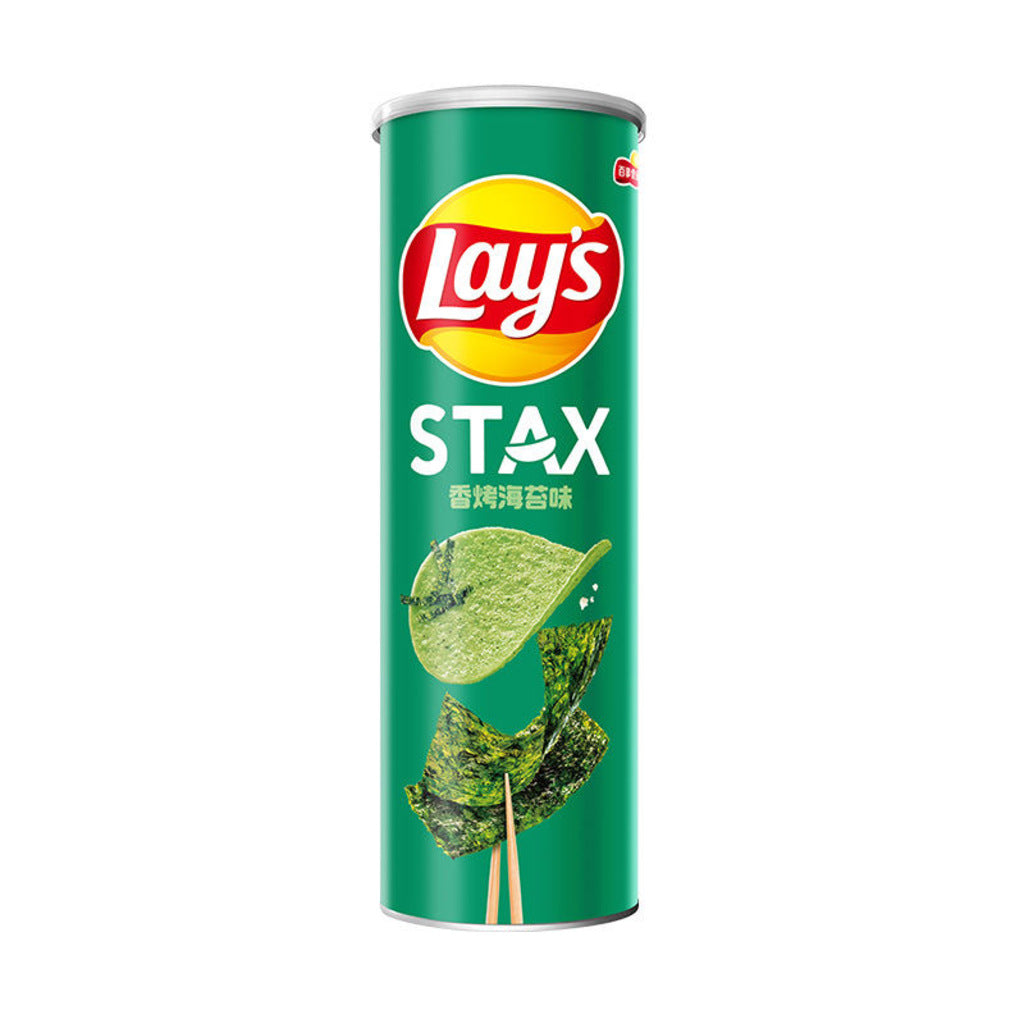 Lays Seaweed Potato Chips, Roasted Seaweed Flavor
