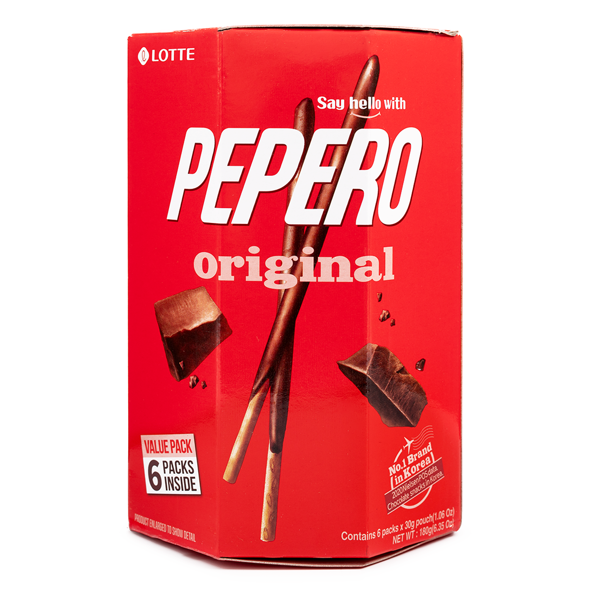 LOTTE Pepero Original Value Pack (6pk)