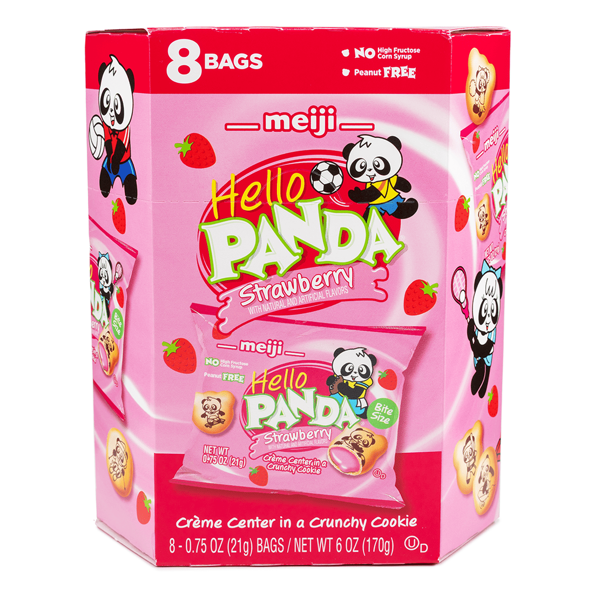 Meiji Hello Panda Large Strawberry