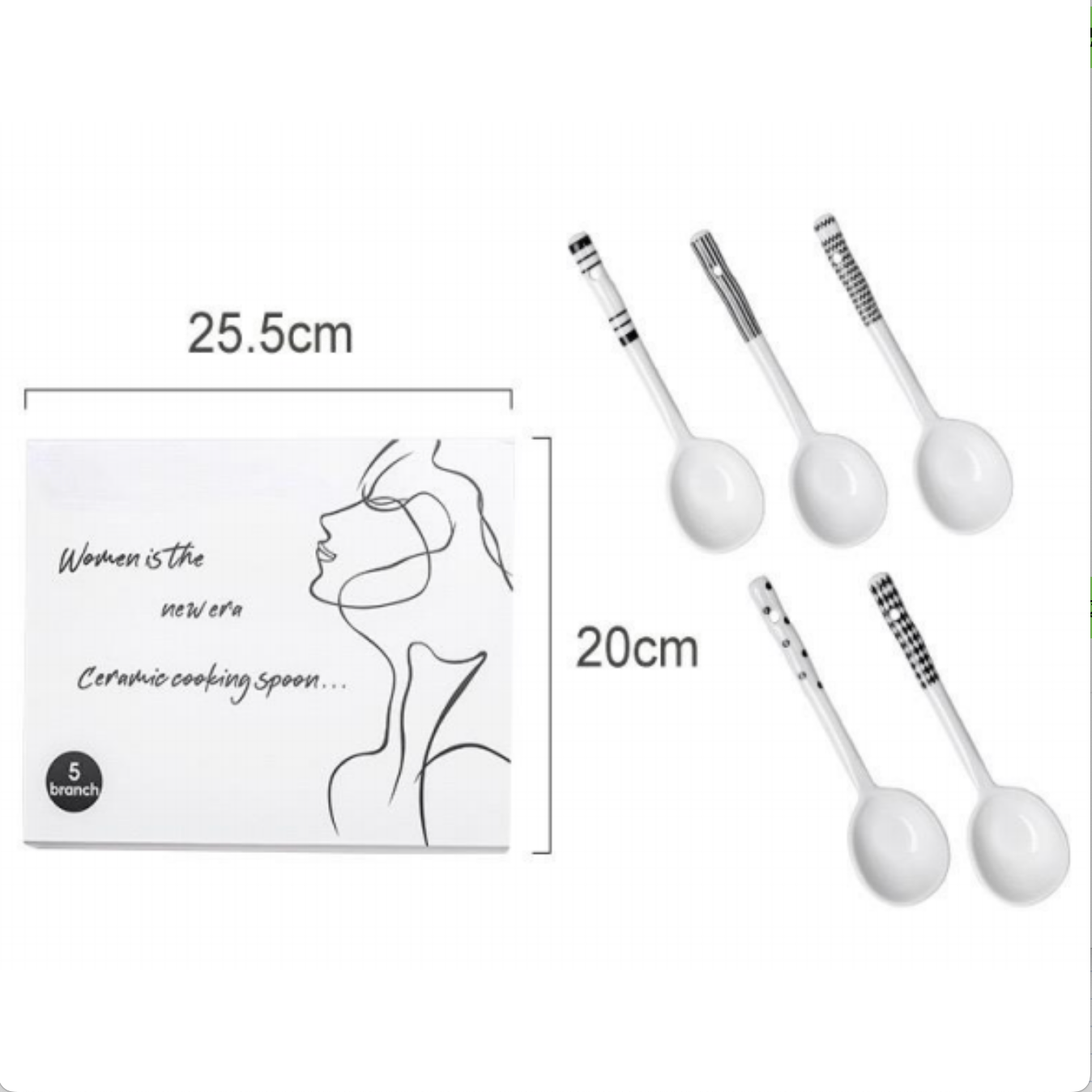 Modern Style Spoon Set / 5 pieces per set