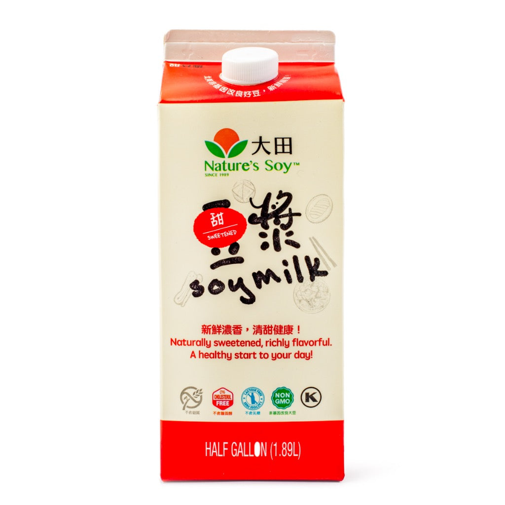 Natural's soy Sweetened Soymilk 0.5 GAL