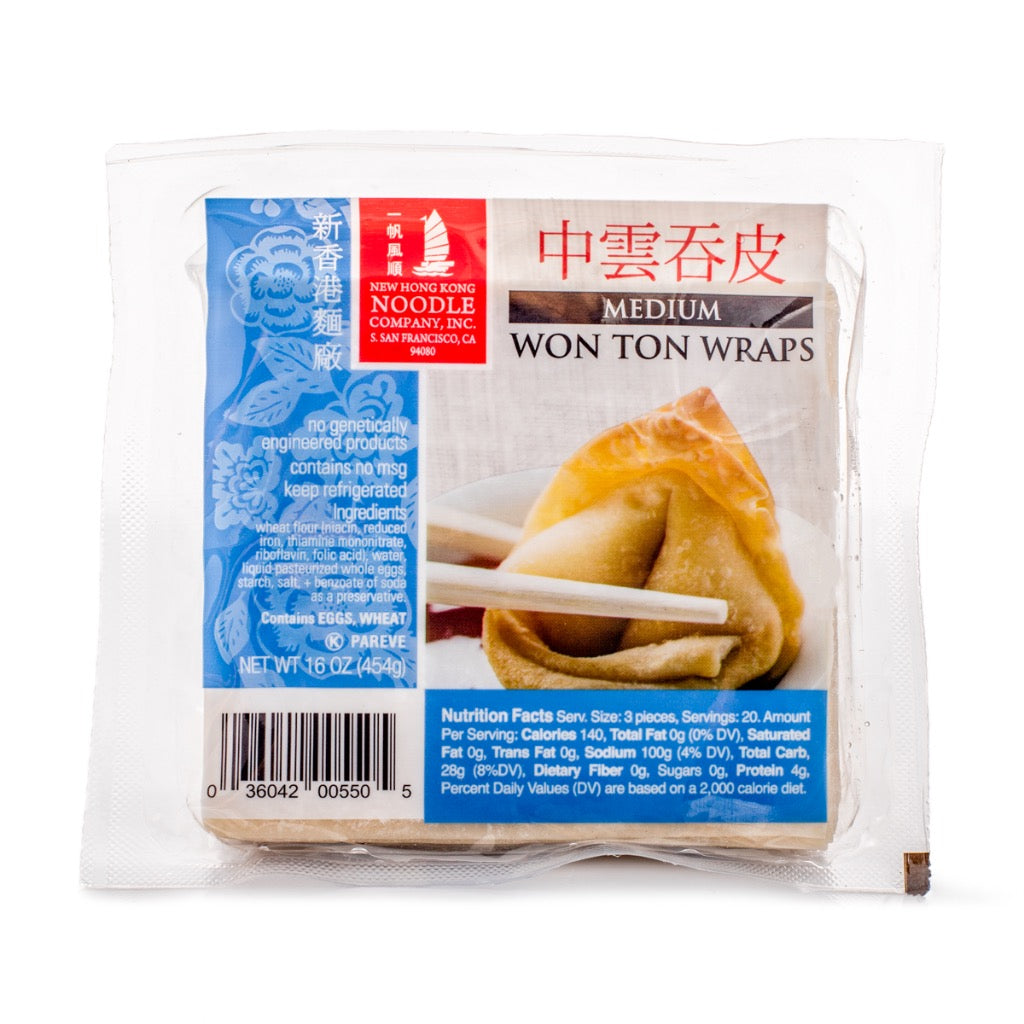 New Hong Kong Noodle Medium Wonton 16oz