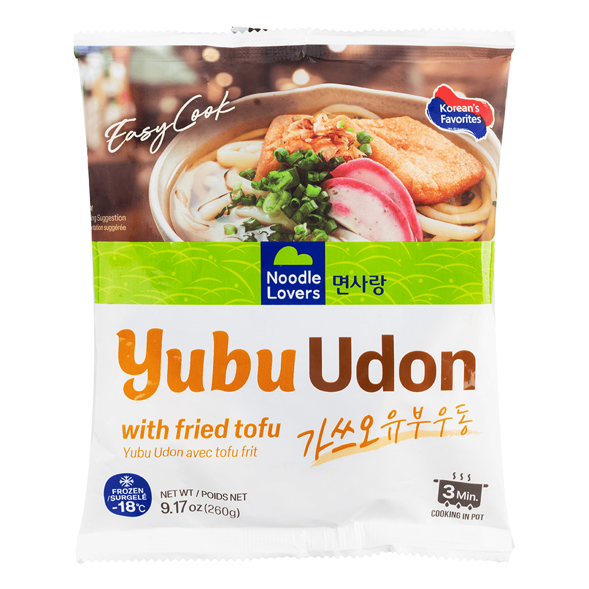 Noodle lovers Yubu Udon w/ Fried Tofu 260 g
