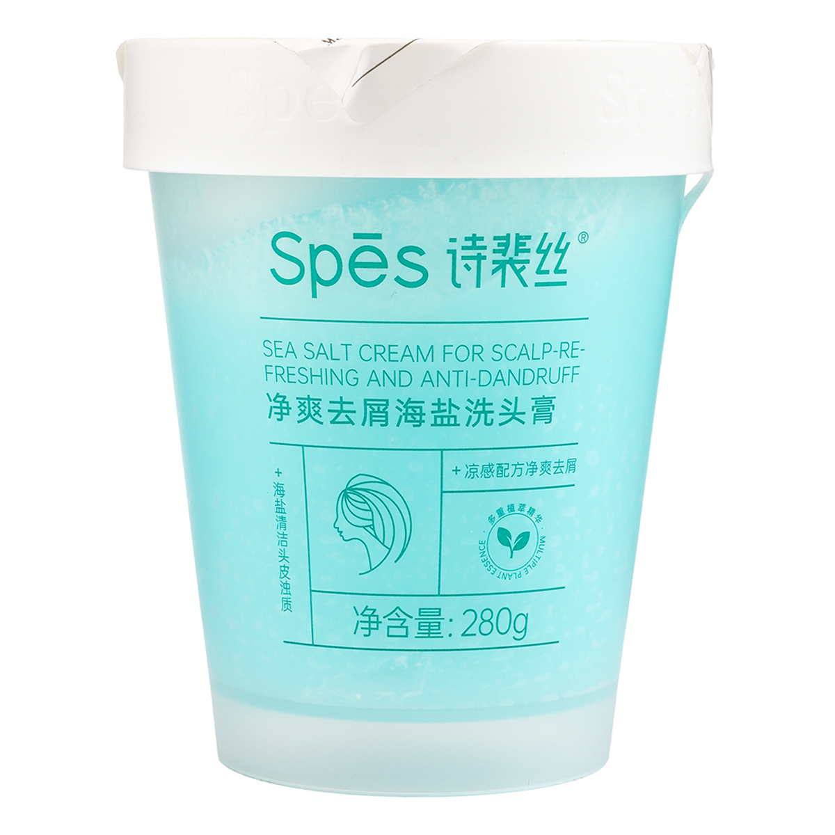 SPES Sea Salt Cream For Scalp Refreshing and Anti-dandruff Shampoo