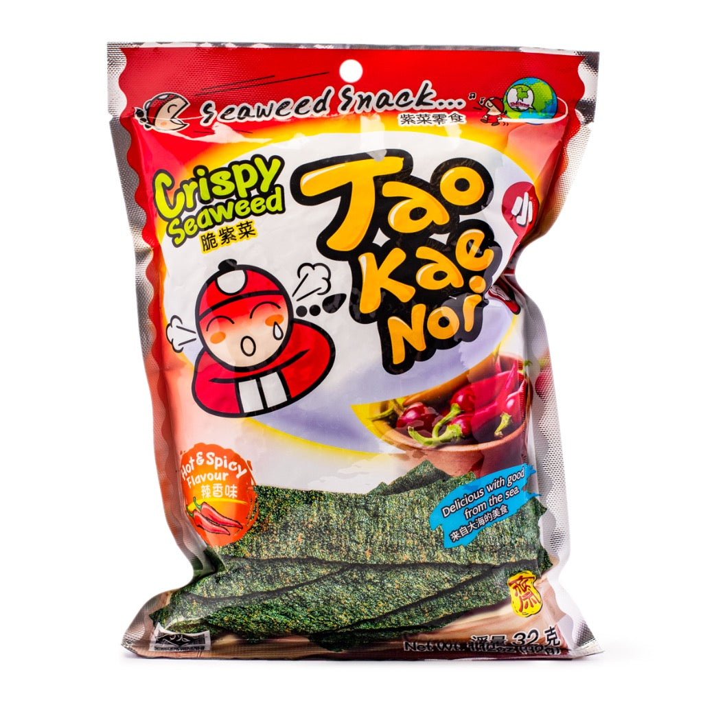 TAO KAE NOI Crispy Seaweed Hot Spicy Flavor 32g