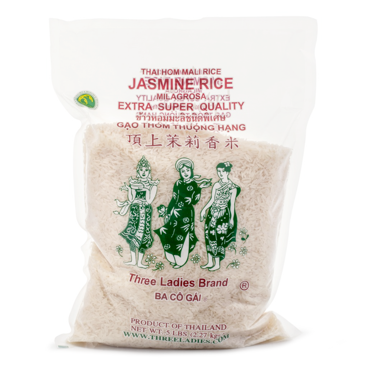 Three Ladies Brand Jasmine Rice Small