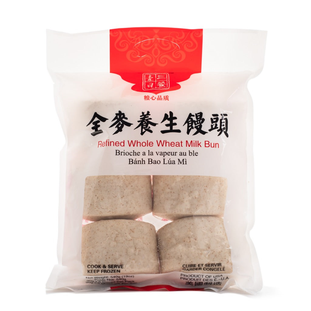 Three Meal a Day Refined Whole Wheat Milk Bun 540.00 g