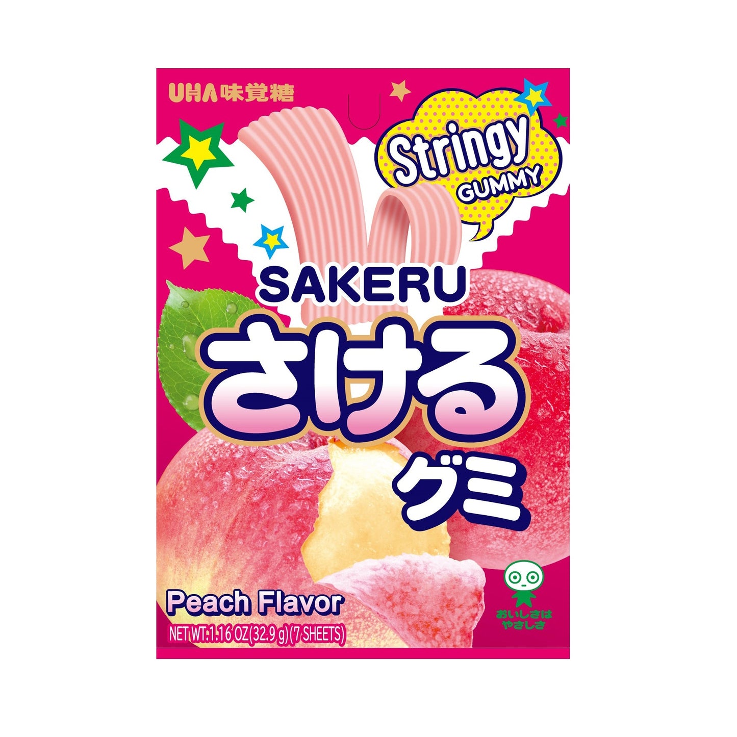 UHA Sakeru Gummy Peach