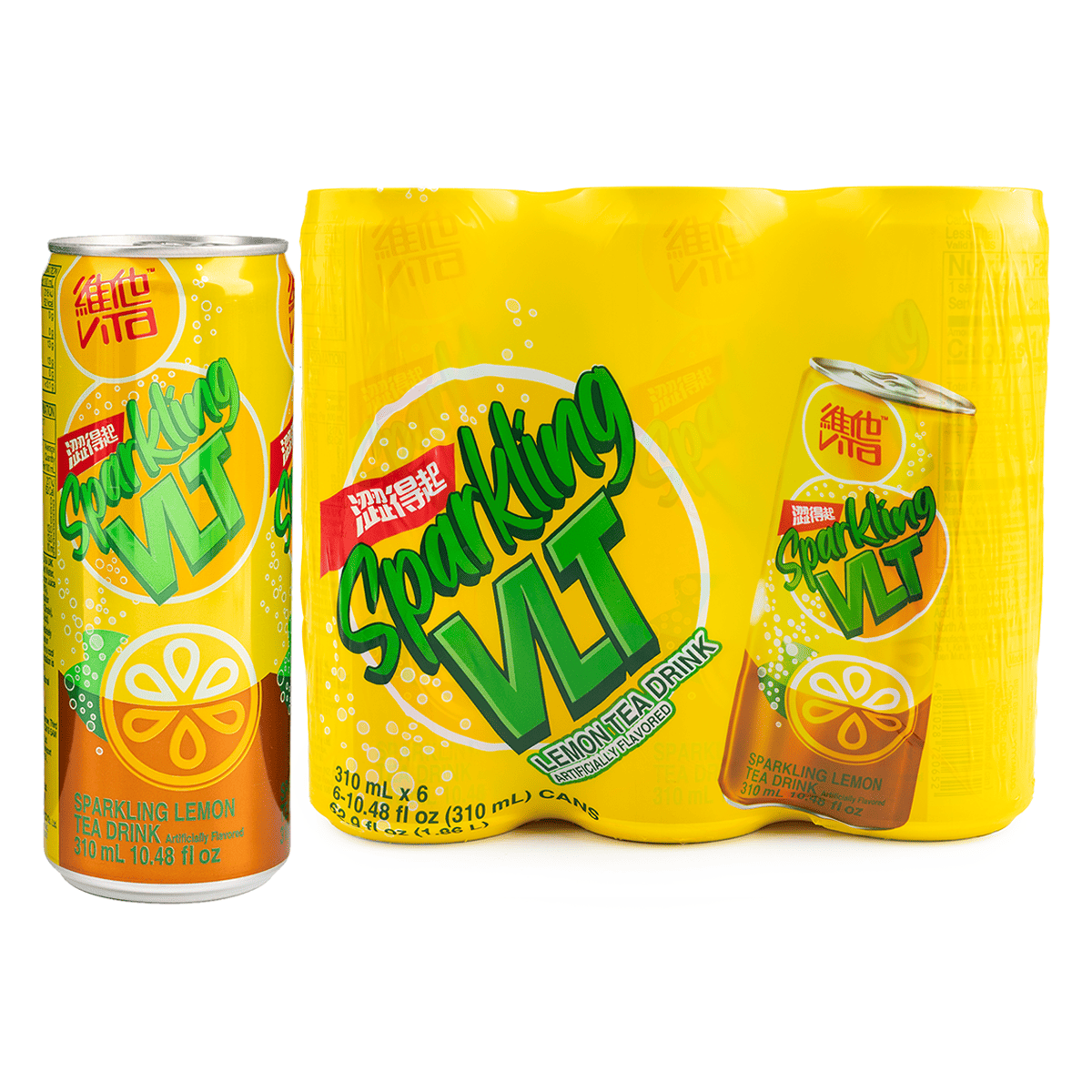 VITA Sparkling Lemon Tea Drink - 6pk