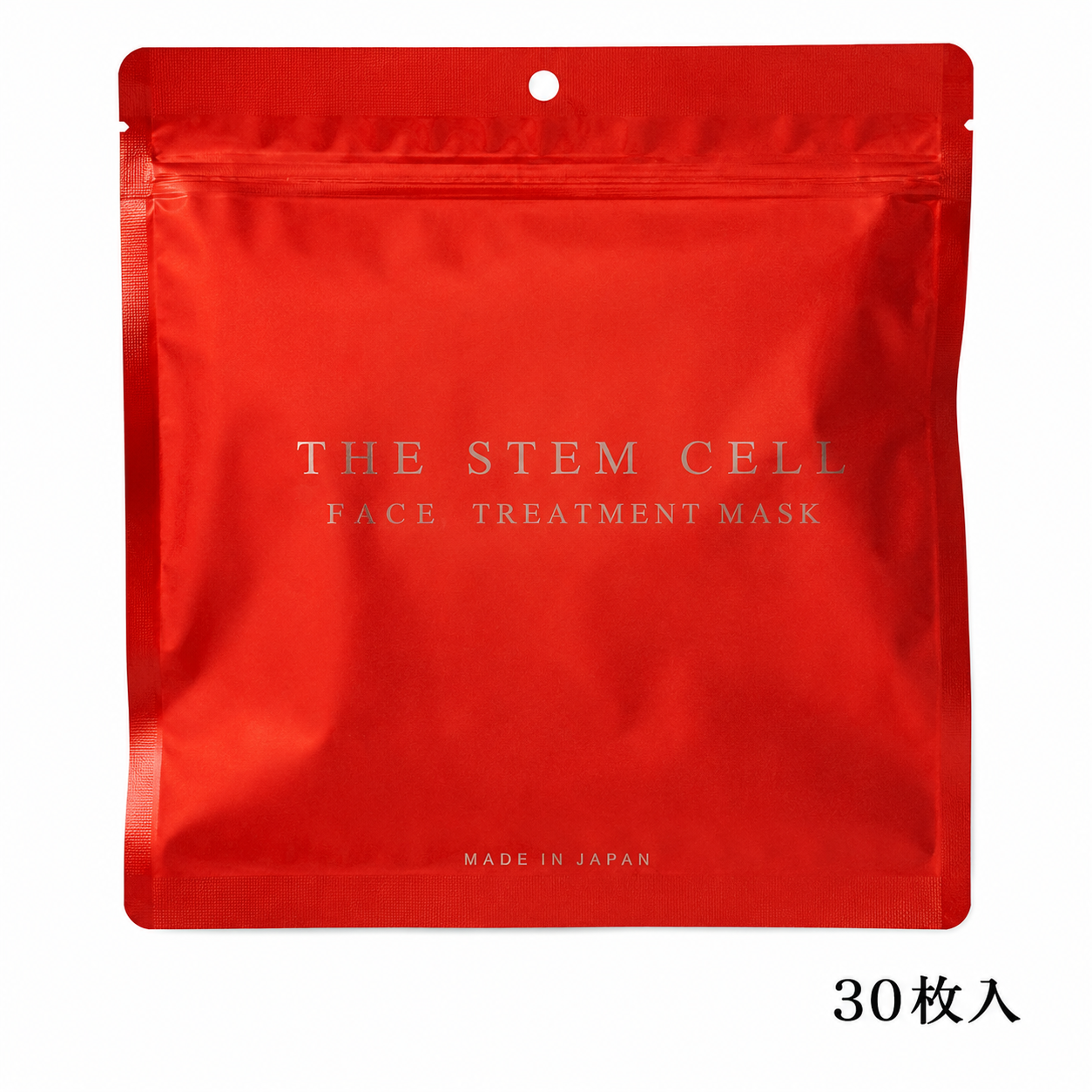 Core Japan THE STEM CELL High Concentration Human Stem Cell Facial Care Mask (Red - Moisturizing and Anti-wrinkle) 30 pieces
