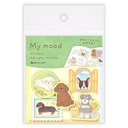 Scrapbook decorations stickers, My mood (green)