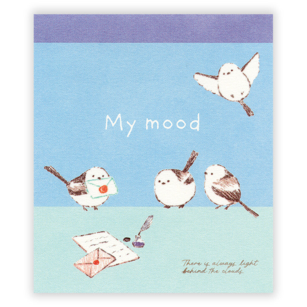 Memo book made in Japan, My Mood is Blue