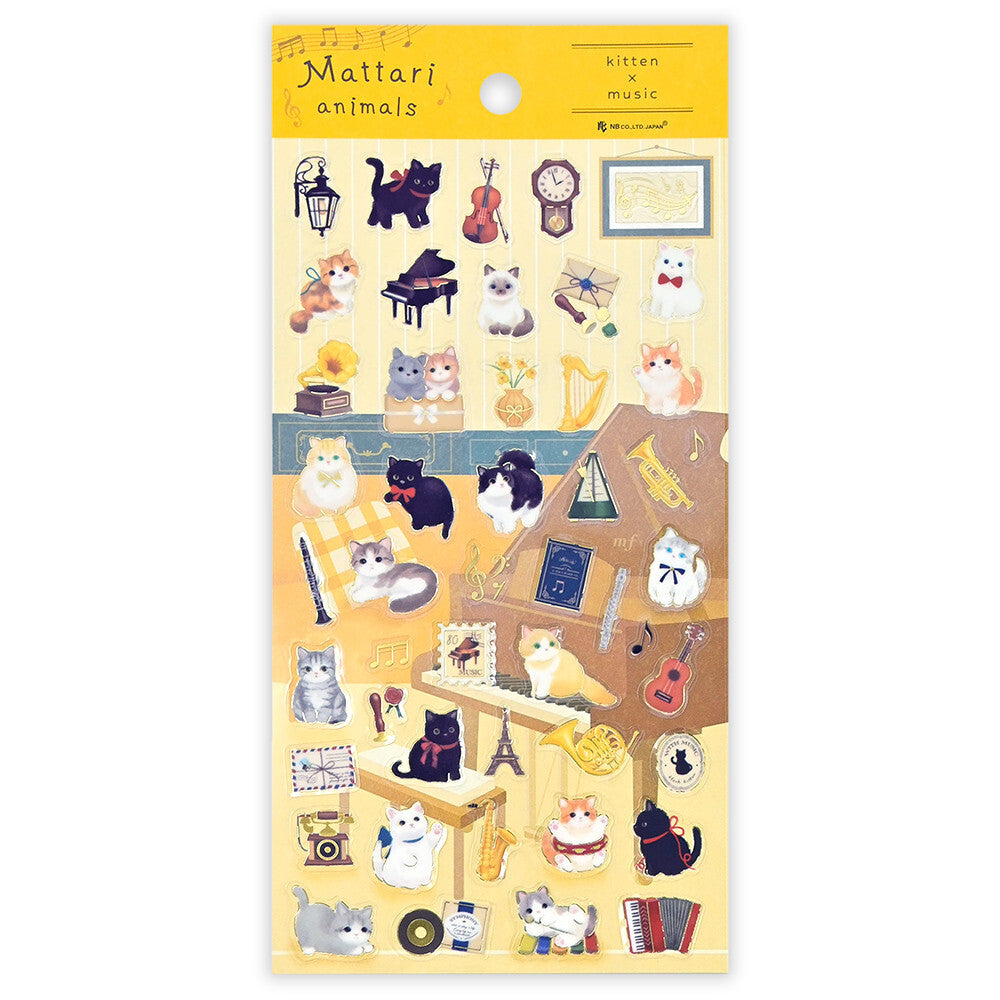 Large transparent sticker, Cat