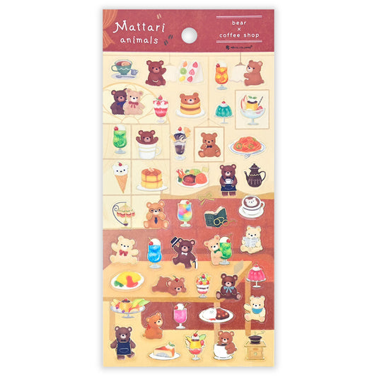 Large transparent sticker, Bear