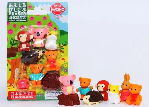 IWAKO FOREST ANIMAL Eraser