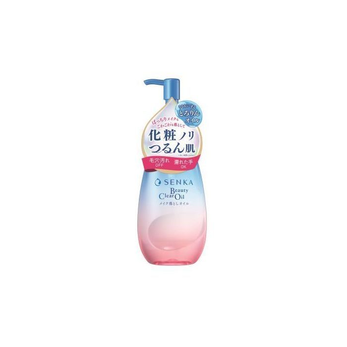 SHISEIDO SENKA Clear Exfoliating Moisturizing Cleansing Oil - White Floral Fragrance (Wet and Dry) 200ml