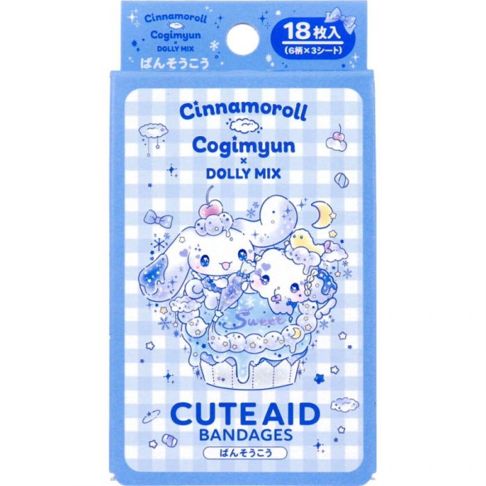 Santan Cogimyun x DOLLY MIX cartoon pattern bandages 18 pieces