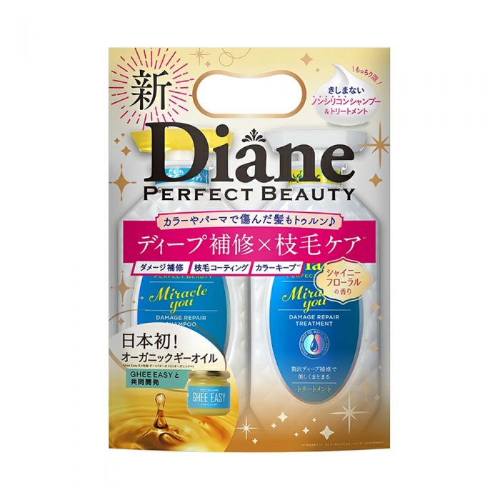 Nature Lab Diane Perfect Beauty Miracle You Color Protection and Damage Repair Shampoo and Conditioner Set (Shimmering Floral Fragrance) 450ml*2