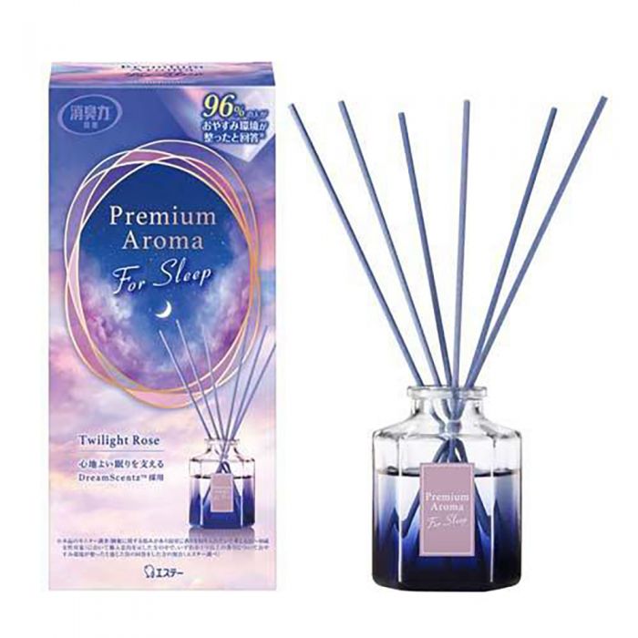 S.T.CORPORATION Premium Aroma For Sleep Bedroom Fragrance Diffuser Stick Set (Twilight Rose) 50ml