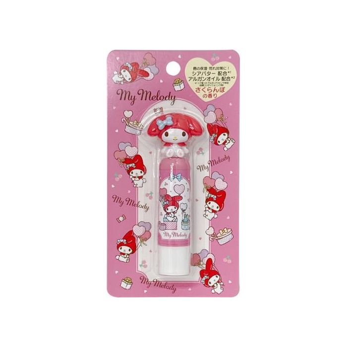 PIERAS x Sanrio My Melody Sitting Doll-Shaped Moisturizing Lip Balm (Cherry Scent) 3.5g
