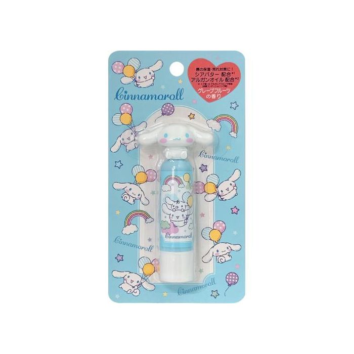 PIERAS x Sanrio Cinnamoroll Sitting Doll-Shaped Moisturizing Lip Balm (Grapefruit Scent) 3.5g
