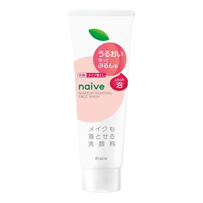 Kracie Naive Makeup Remover Facial Cleansing Foam (Moisturizing) 180g