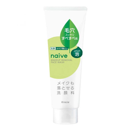Kracie Naive Makeup Remover Facial Cleansing Foam (Pore Clearing) 180g