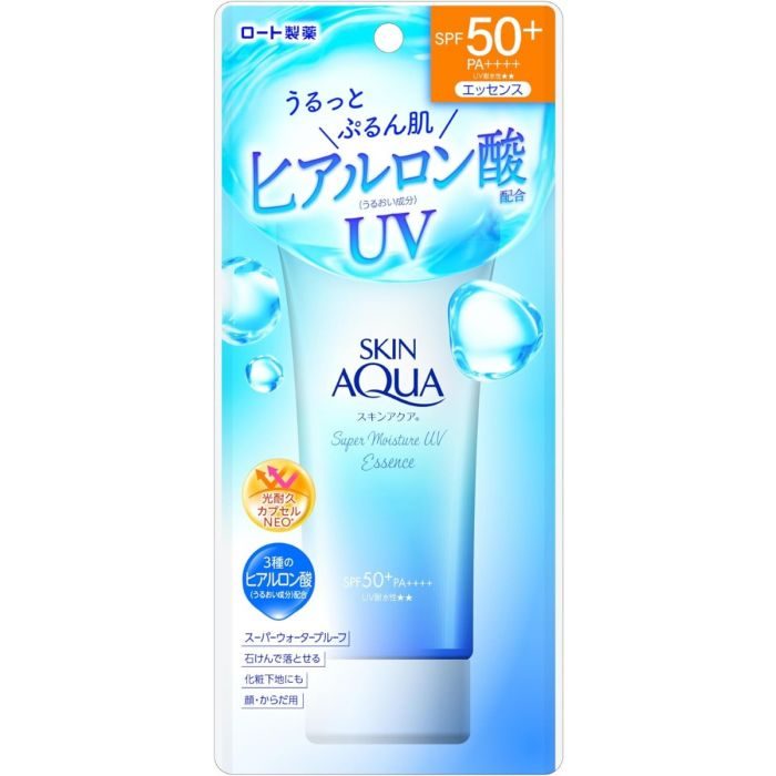 ROHTO Skin Aqua Super Moisture Essence Sunscreen SPF50+/PA++++ 80g
