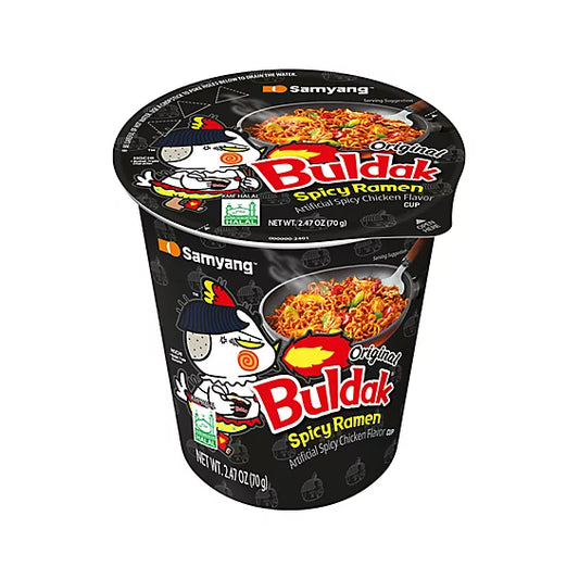 SAMYANG Buldak Ramen Bowl, Hot Chicken Flavor, (70g) - 1 Unit