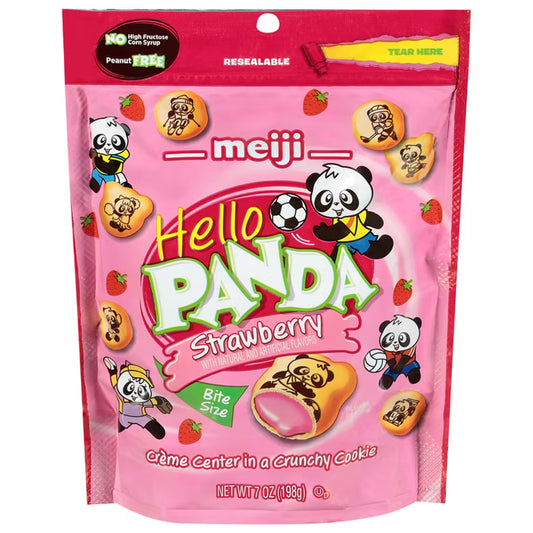 Meiji Hello Panda Bag Strawberry